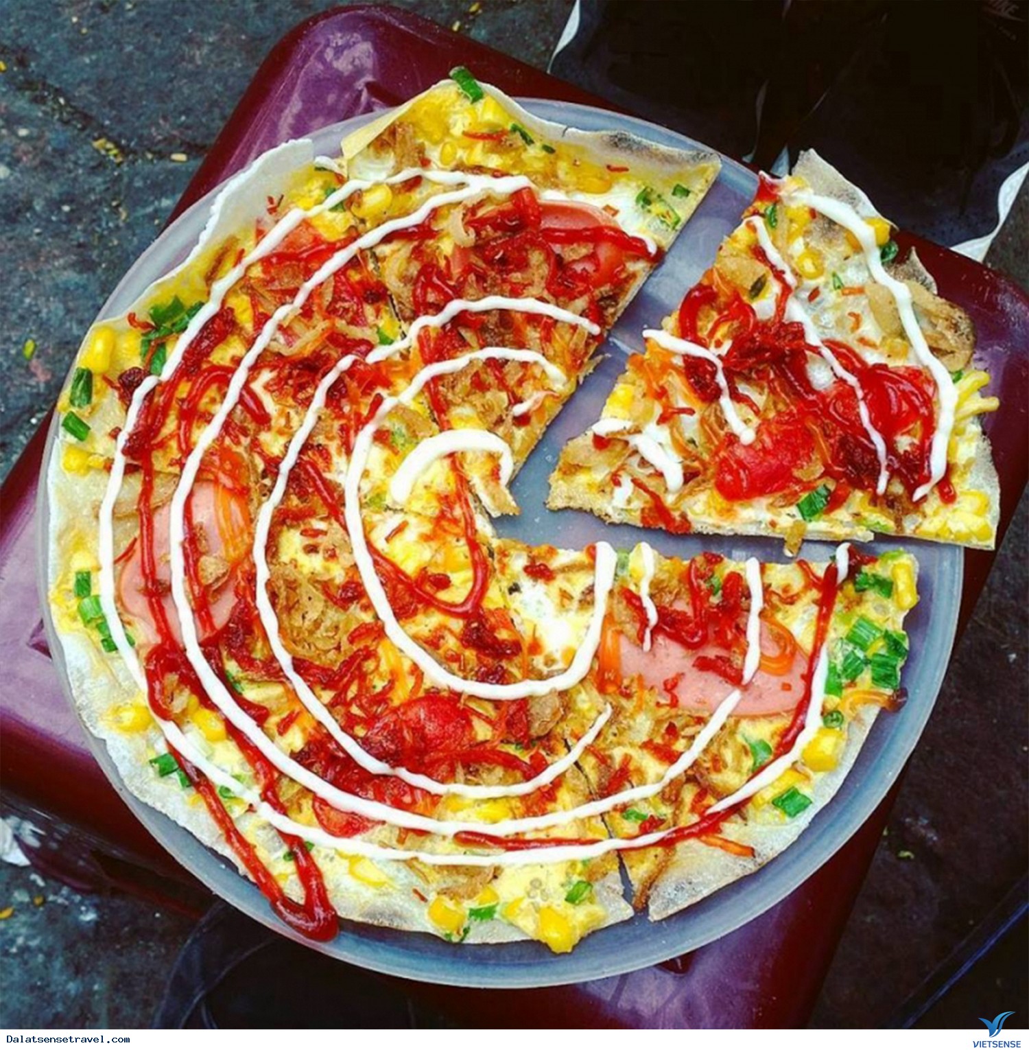 Bánh tráng nướng (Pizza Việt Nam) Bánh tráng nướng (Pizza Việt Nam)